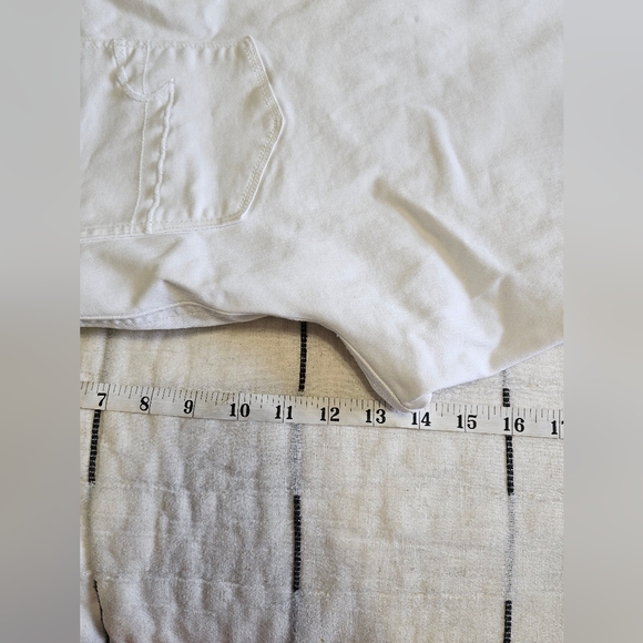 American Eagle White Denim Jeans High Waisted 16 Women's - Picture 11 of 13